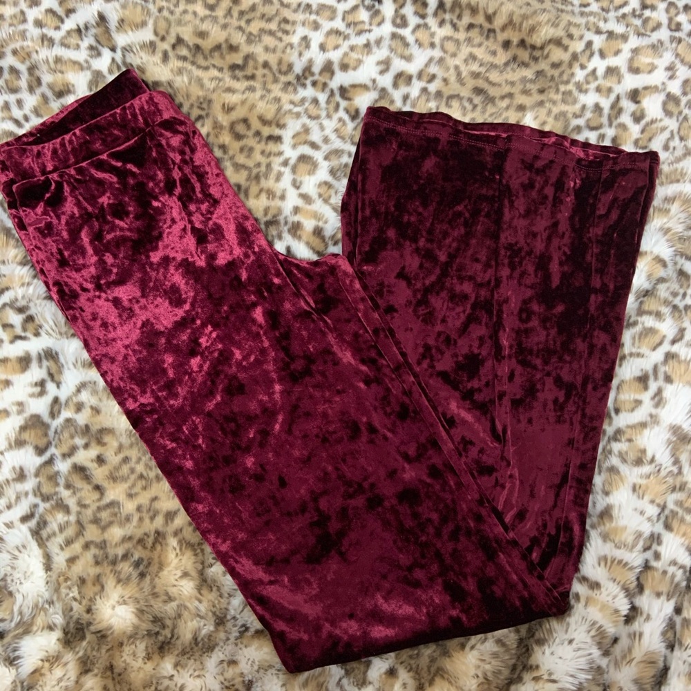 velvet pants